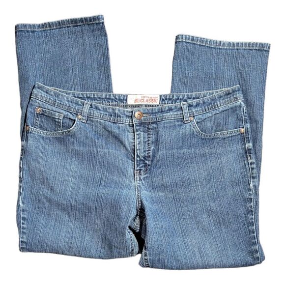 Faded Glory Stretch Straight Classic 19 Petite - Picture 1 of 5